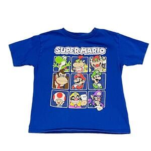 Super Mario Boy's Grid Boxes Mario Size Small